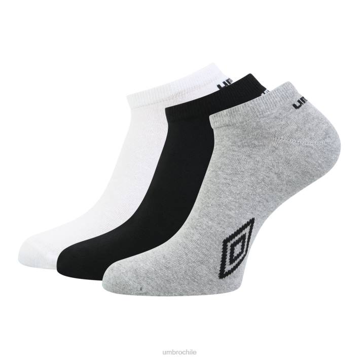 hombres Umbro mezcla paquete de 3 calcetines deportivos con forro accesorios FTXL263