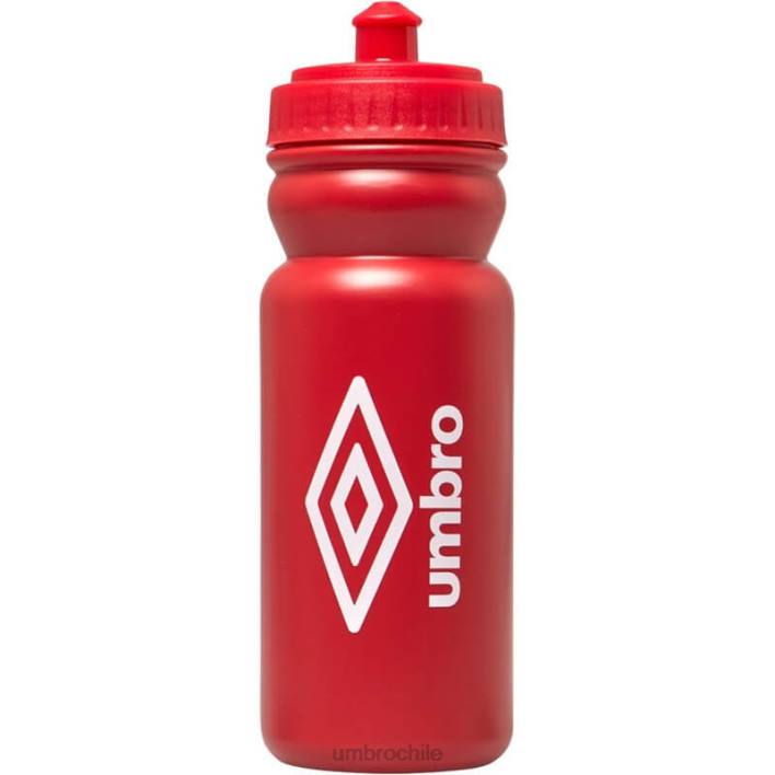 hombres Umbro rojo blanco botella de agua accesorios FTXL274