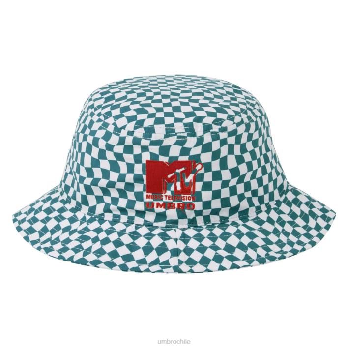 hombres Umbro abeto sombreado/blanco brillante sombrero de cubo mtv accesorios FTXL270