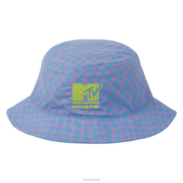 hombres Umbro azul malibu/reyezuelo hada sombrero de cubo mtv accesorios FTXL269