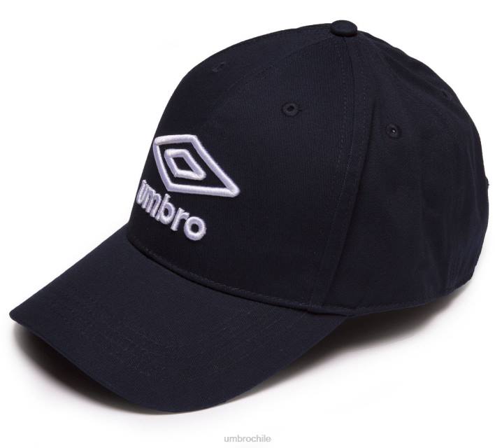 hombres Umbro azul marino/blanco gorra con logo accesorios FTXL281