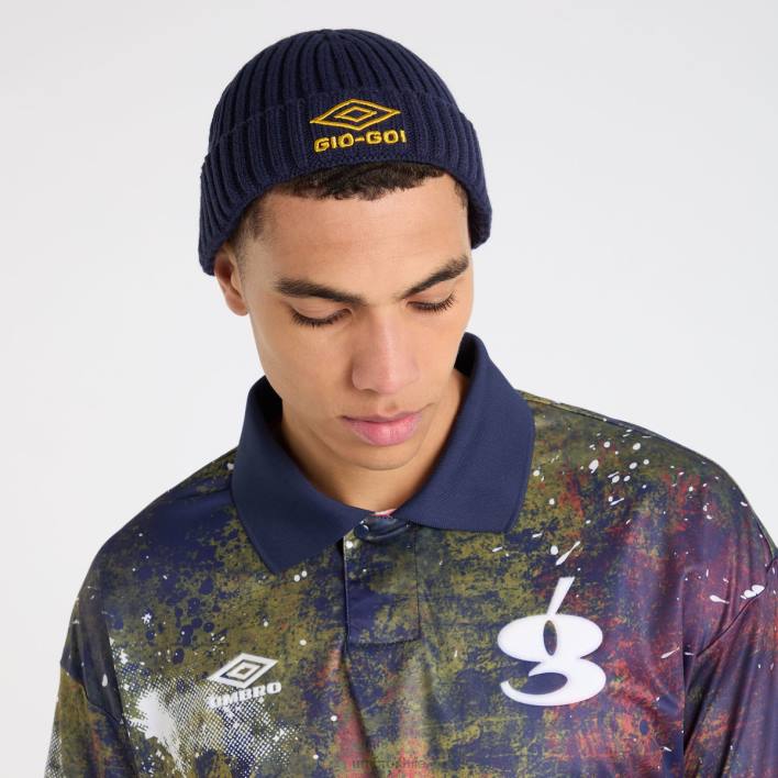 hombres Umbro azul patriota/mostaza picante gorro de pescador gio goi accesorios FTXL266