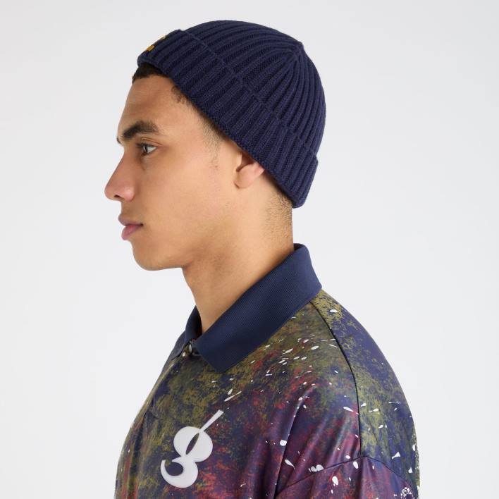 hombres Umbro azul patriota/mostaza picante gorro de pescador gio goi accesorios FTXL266