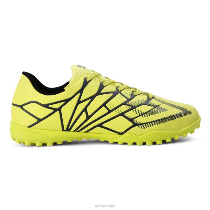 hombres Umbro lima/negro/periscopio club velocita alquimista tf calzado FTXL296