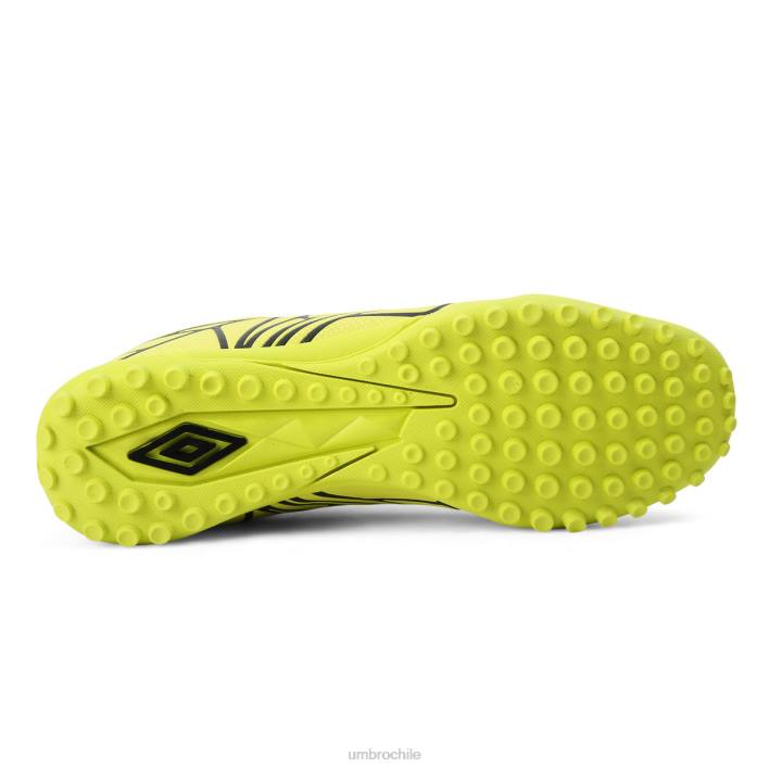 hombres Umbro lima/negro/periscopio club velocita alquimista tf calzado FTXL296