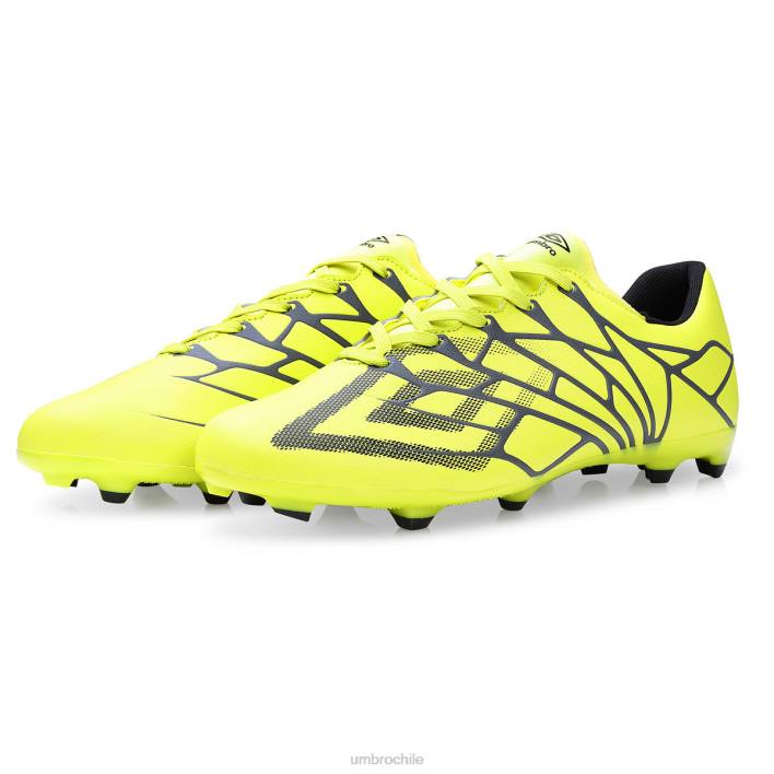 hombres Umbro lima/negro/periscopio velocita alquimista club fg calzado FTXL299