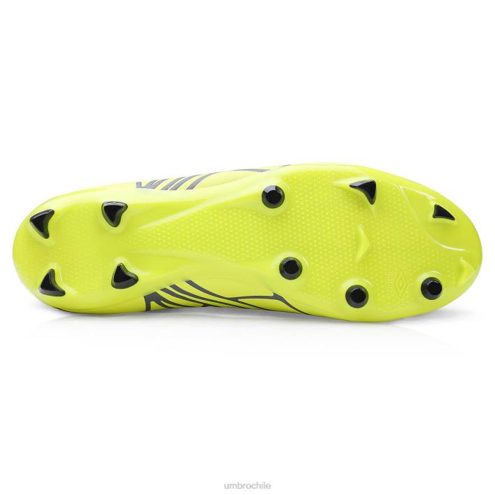 hombres Umbro lima/negro/periscopio velocita alquimista club fg calzado FTXL299