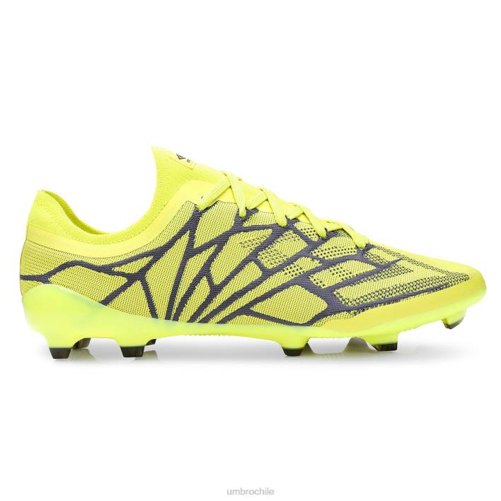 hombres Umbro lima/negro/periscopio velocita alquimista pro fg calzado FTXL289