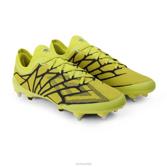 hombres Umbro lima/negro/periscopio velocita alquimista pro sg calzado FTXL290