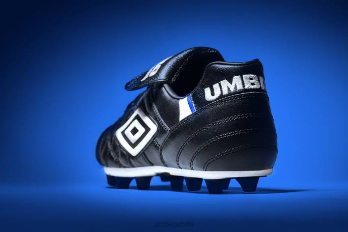 hombres Umbro negro/blanco/dos real especial pro fg calzado FTXL287