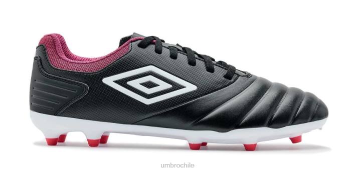 hombres Umbro negro/blanco/frambuesa tocco club fg calzado FTXL305