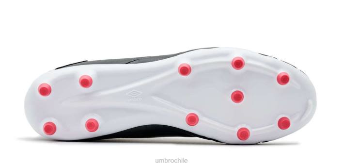 hombres Umbro negro/blanco/frambuesa tocco club fg calzado FTXL305
