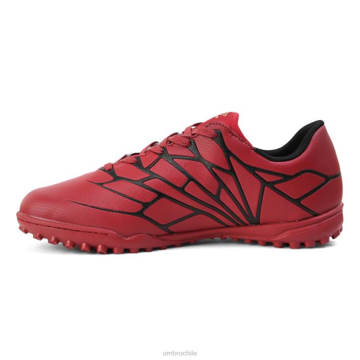 hombres Umbro ruibarbo/ámbar dorado/negro club velocita alquimista tf calzado FTXL298