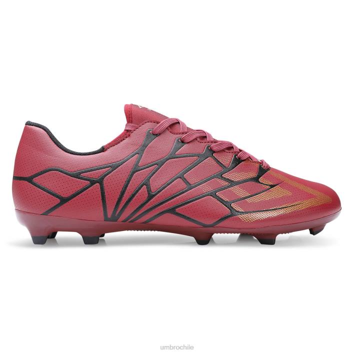 hombres Umbro ruibarbo/ámbar dorado/negro velocita alquimista club fg calzado FTXL301