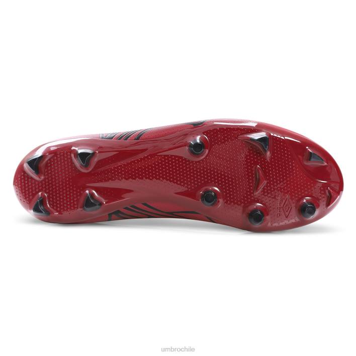 hombres Umbro ruibarbo/ámbar dorado/negro velocita alquimista club fg calzado FTXL301