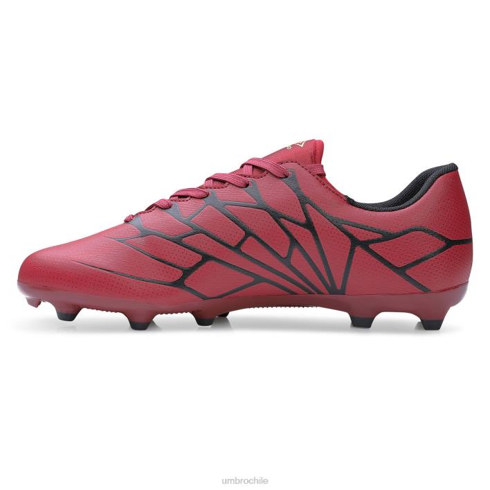 hombres Umbro ruibarbo/ámbar dorado/negro velocita alquimista club fg calzado FTXL301