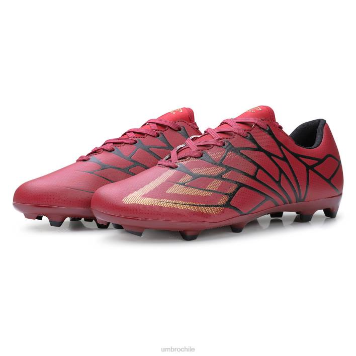 hombres Umbro ruibarbo/ámbar dorado/negro velocita alquimista club fg calzado FTXL301