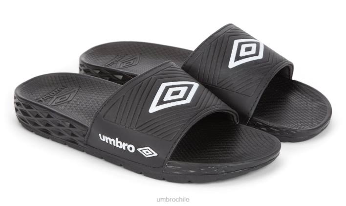 hombres Umbro blanco negro equipar toboganes de recuperación calzado FTXL339