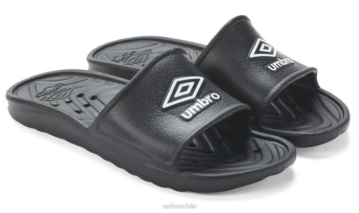 hombres Umbro blanco negro toboganes de ducha tt calzado FTXL337