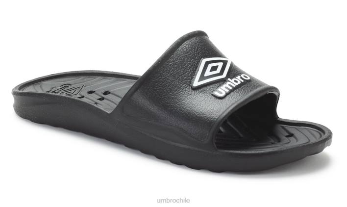 hombres Umbro blanco negro toboganes de ducha tt calzado FTXL337