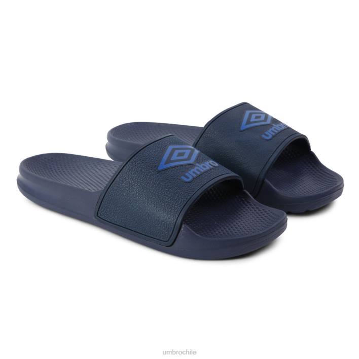 hombres Umbro dos azul marino/dos real chanclas confort squadra calzado FTXL334
