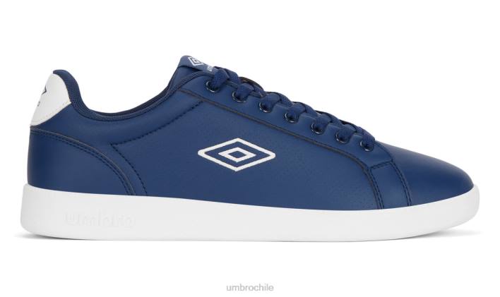 hombres Umbro azul marino/blanco zapatillas clásicas con copa perf calzado FTXL314