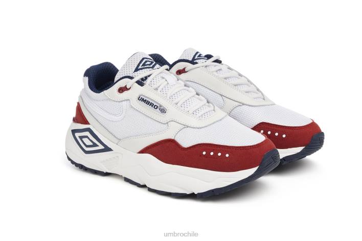 hombres Umbro blanco/azul marino oscuro/merlot zapatilla fénix calzado FTXL328