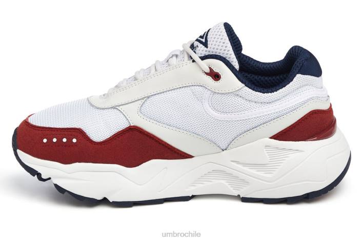 hombres Umbro blanco/azul marino oscuro/merlot zapatilla fénix calzado FTXL328