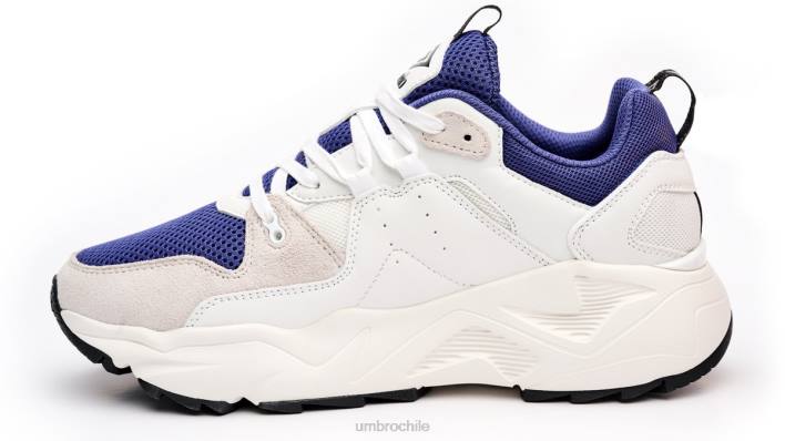 hombres Umbro blanco/negro/azul marino corre m le calzado FTXL323