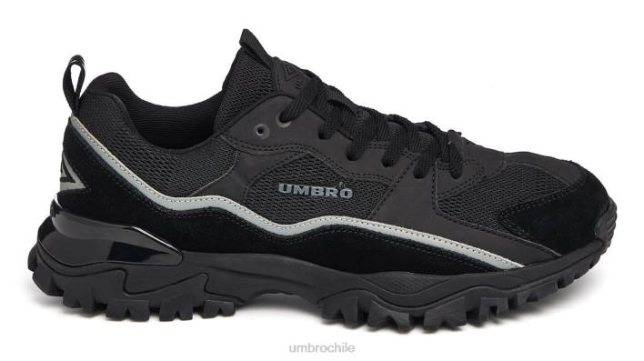 hombres Umbro negro/carbono/gris neutro abultado calzado FTXL318