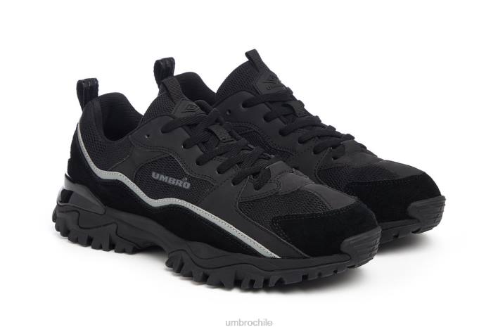 hombres Umbro negro/carbono/gris neutro abultado calzado FTXL318