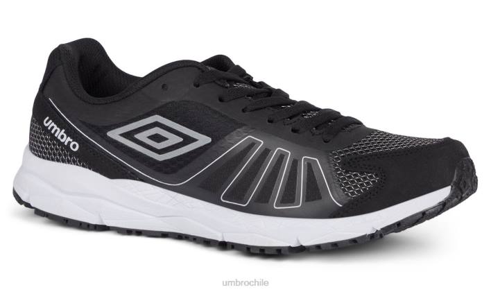 hombres Umbro negro/metálico/blanco corredor profesional calzado FTXL321
