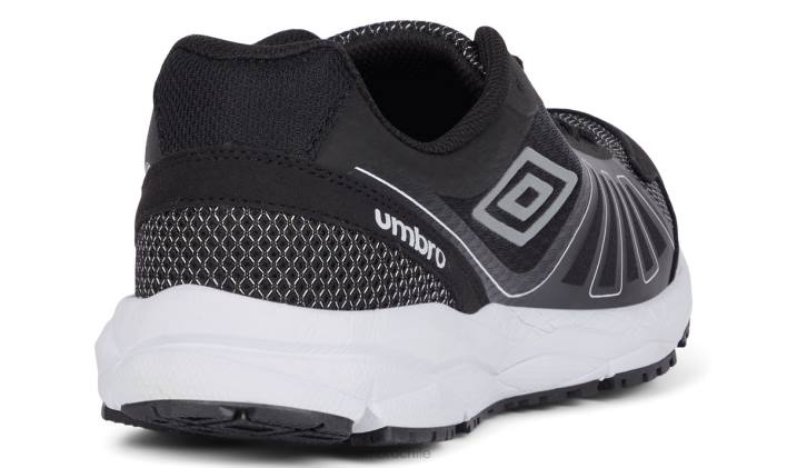 hombres Umbro negro/metálico/blanco corredor profesional calzado FTXL321