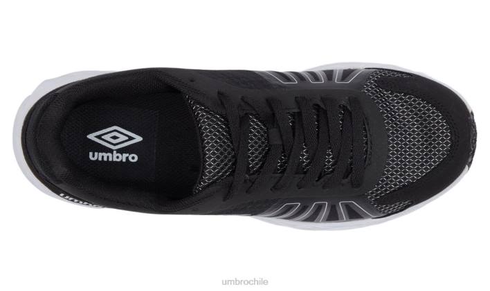 hombres Umbro negro/metálico/blanco corredor profesional calzado FTXL321