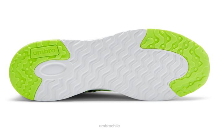 hombres Umbro verde neón/negro entrenador índigo calzado FTXL320