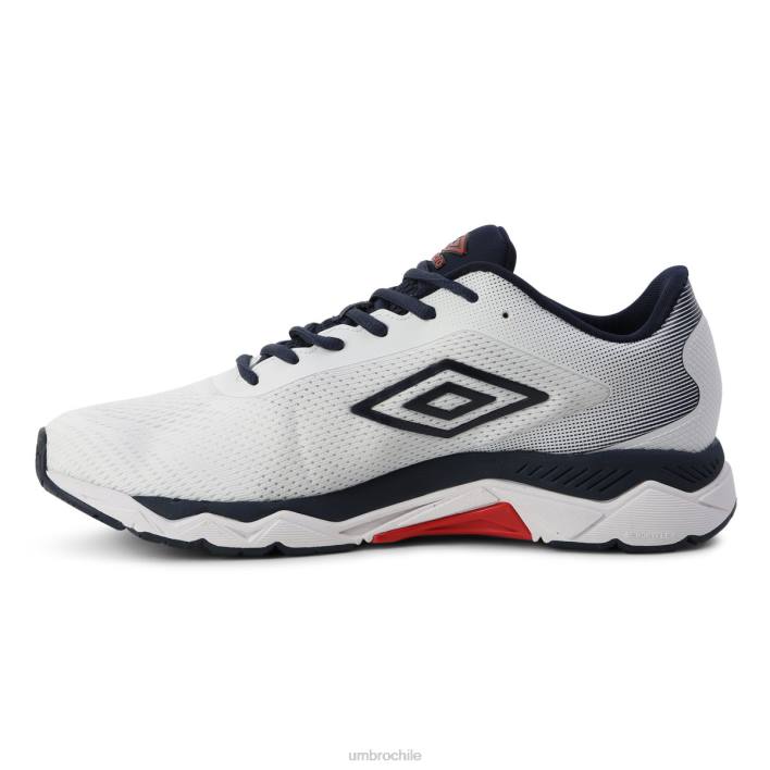 hombres Umbro blanco/bermellón/azul marino oscuro impulsa ii calzado FTXL329