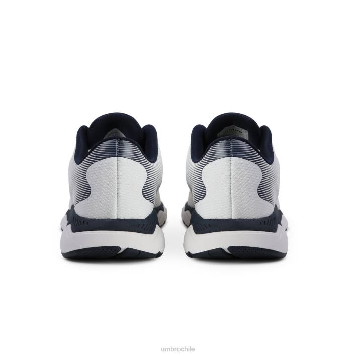 hombres Umbro blanco/bermellón/azul marino oscuro impulsa ii calzado FTXL329