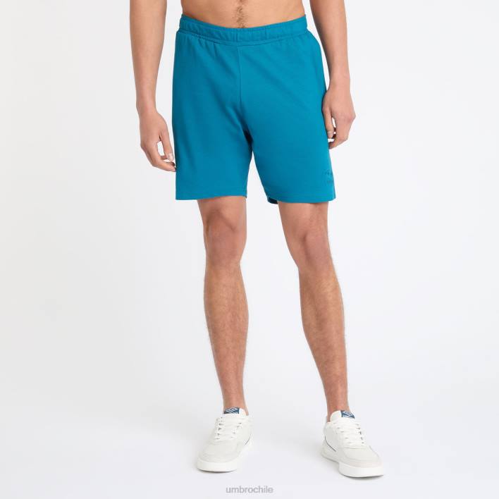 hombres Umbro azul de lyon pantalones cortos de piqué estilo deportivo ropa FTXL217