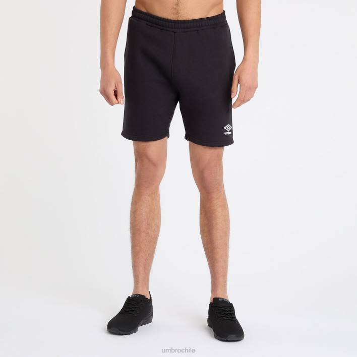 hombres Umbro blanco negro jogging central corto ropa FTXL210