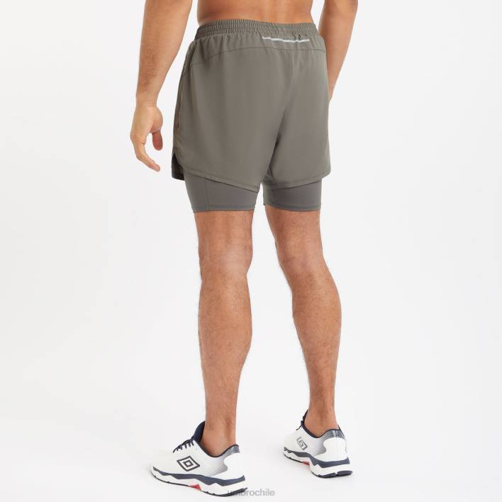 hombres Umbro bronce pantalón corto híbrido pro Training Elite ropa FTXL194