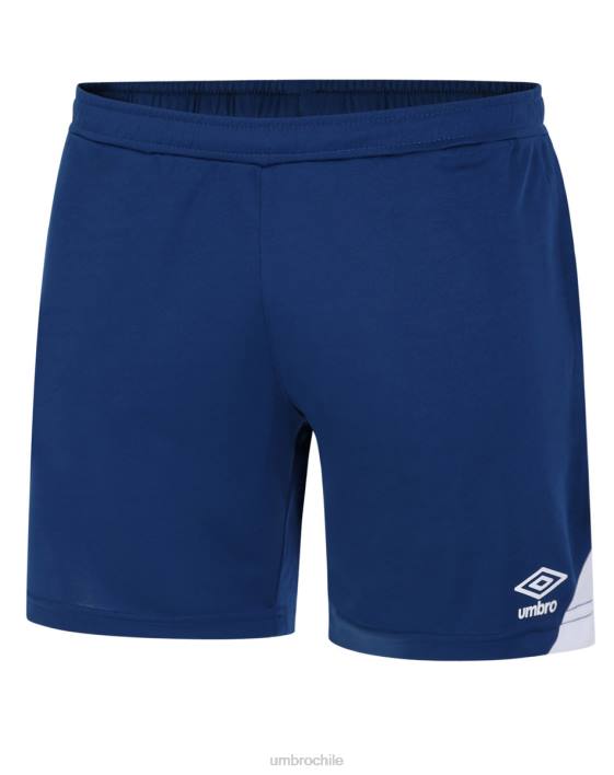 hombres Umbro dos azul marino/blanco entrenamiento total corto ropa FTXL202