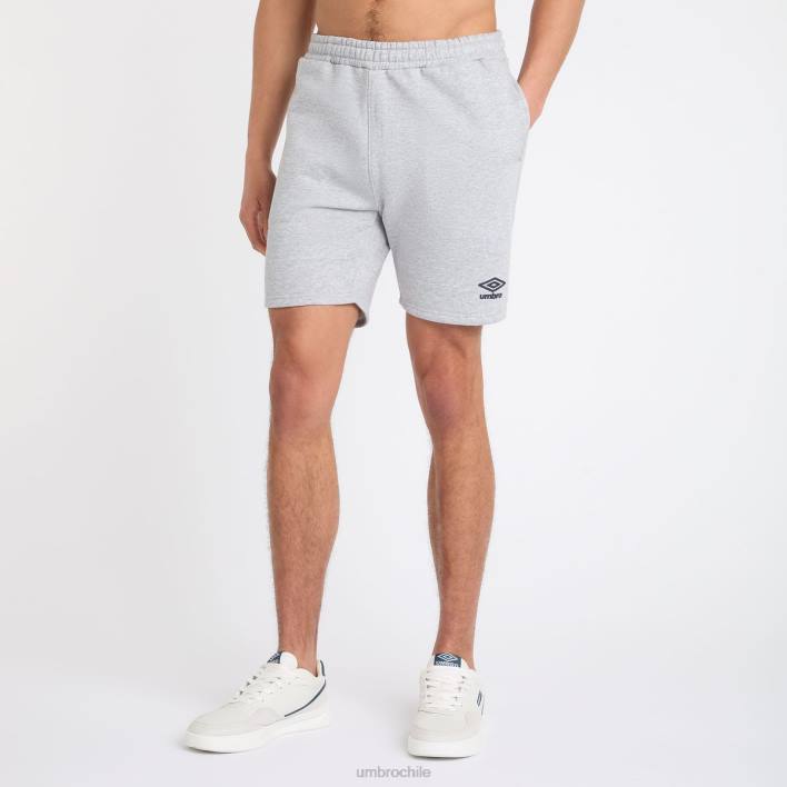 hombres Umbro gris jaspeado/azul universitario jogging central corto ropa FTXL213