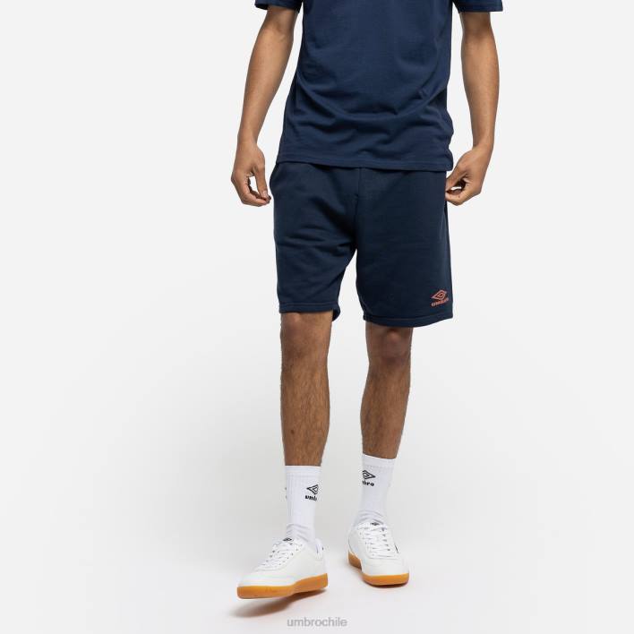 hombres Umbro humor índigo/salsa picante jogging diamante corto ropa FTXL221