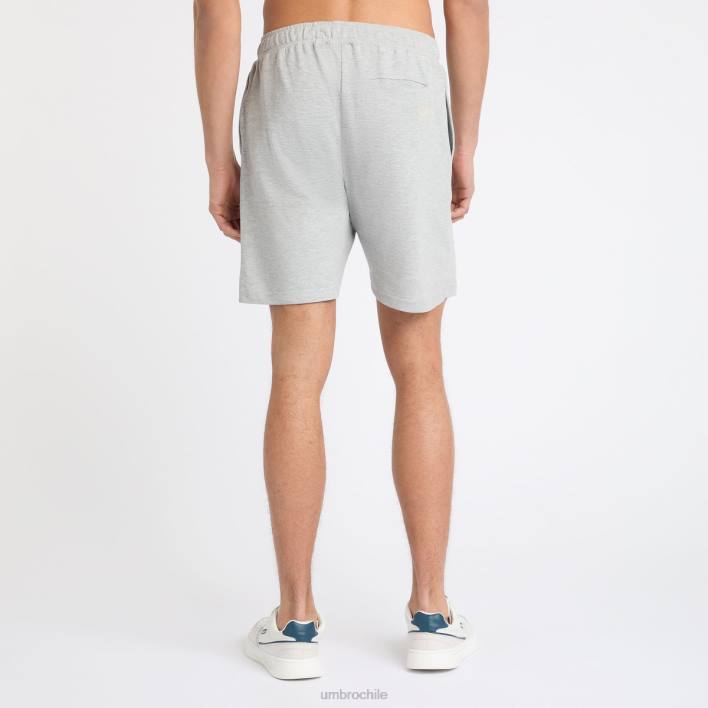 hombres Umbro marga gris pantalones cortos de piqué estilo deportivo ropa FTXL218