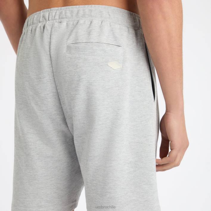 hombres Umbro marga gris pantalones cortos de piqué estilo deportivo ropa FTXL218