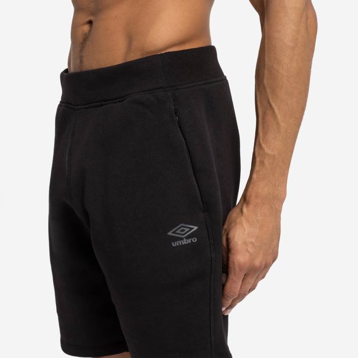 hombres Umbro negro pantalón corto pro polar elite ropa FTXL225