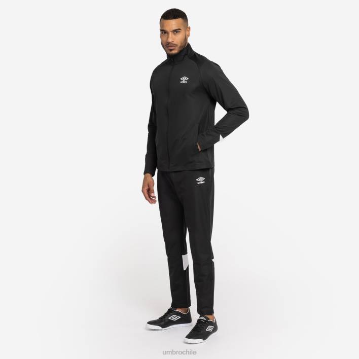 hombres Umbro blanco negro traje de punto de entrenamiento total ropa FTXL190