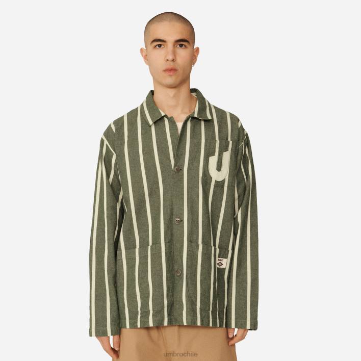 hombres Umbro crema de selva tropical/cannoli chaqueta de árbitro a rayas ymc ropa FTXL247