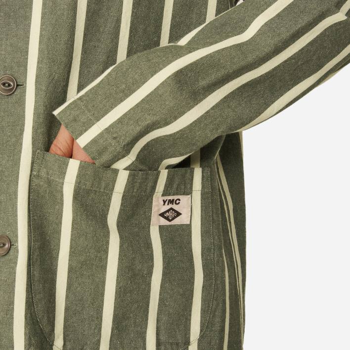 hombres Umbro crema de selva tropical/cannoli chaqueta de árbitro a rayas ymc ropa FTXL247