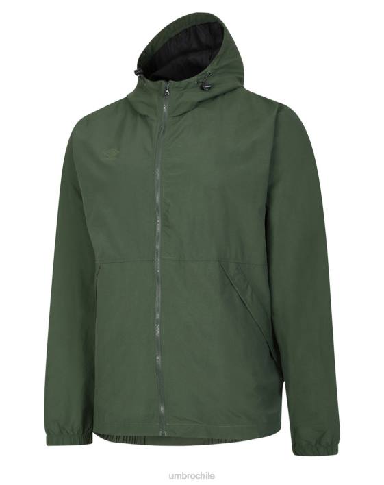 hombres Umbro kombu verde/ciprés anorak ropa FTXL248